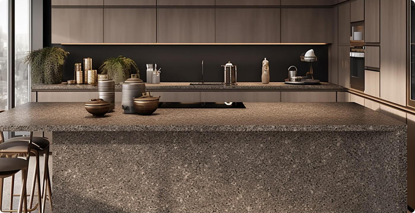 Minimal Stone Texture Kitchen